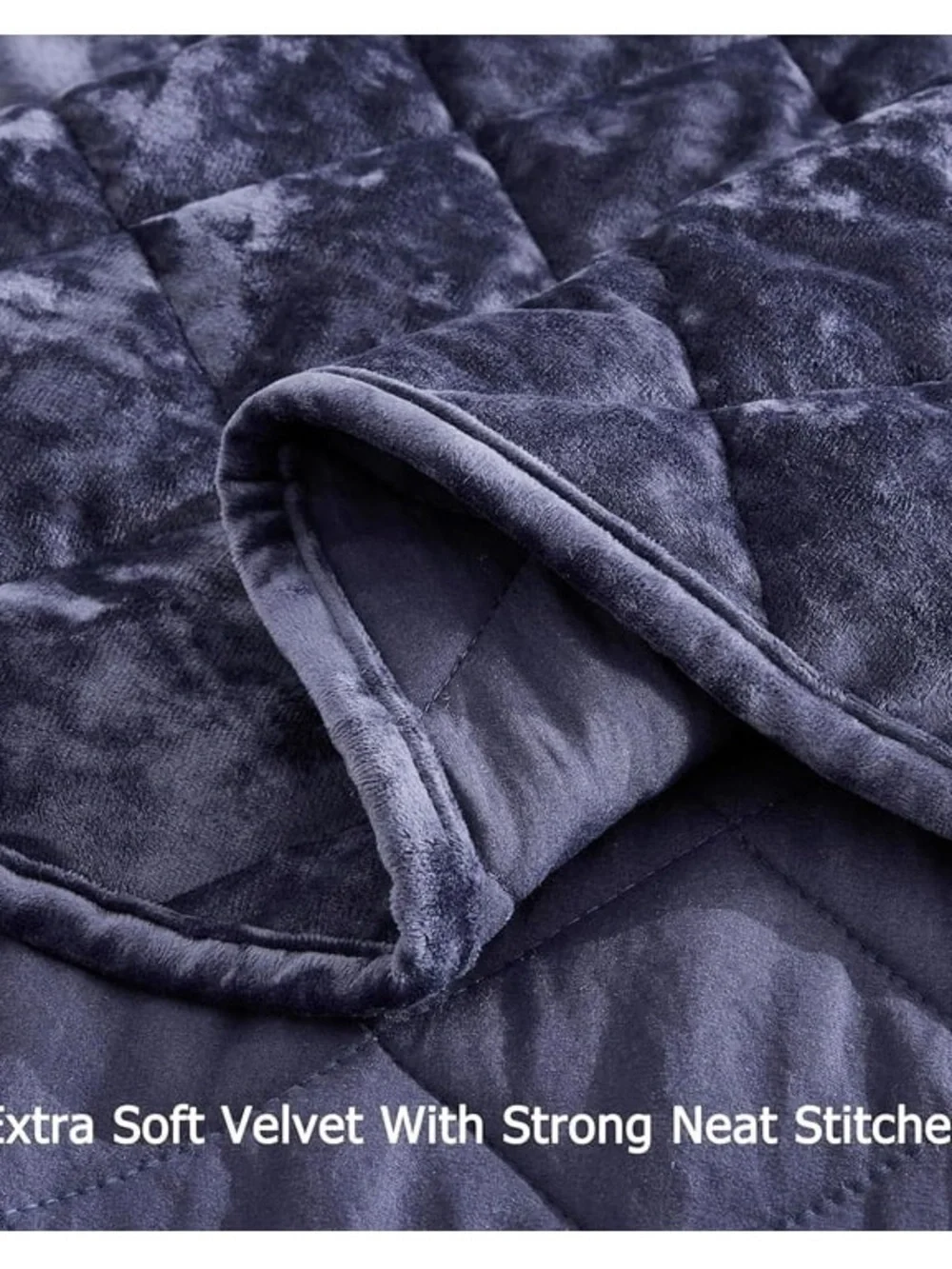 Plush Quilted cal king Velvet 3 piece quilt Set purple